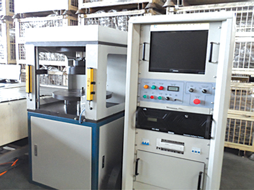 Diaphragm spring testing machine